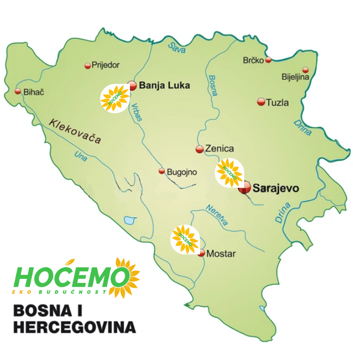 Hocemo mapa za kontakt